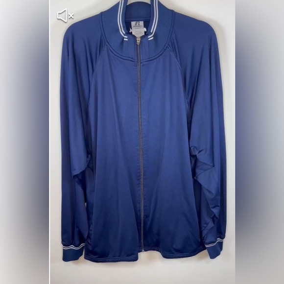 Vintage Russell Athletic Jacket Men’s Size XLarge Blue Full Zip Track Gym - Picture 1 of 10